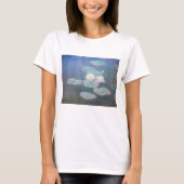 Claude Monet - Water Lilies, effect in de avond T-shirt (Voorkant)