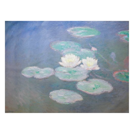 Claude Monet - Water Lilies, effect in de avond Tafelkleed (Voorkant (Horizontaal))