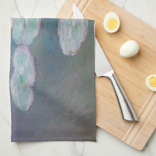 Claude Monet - Water Lilies, effect in de avond Theedoek (Quarter Fold)