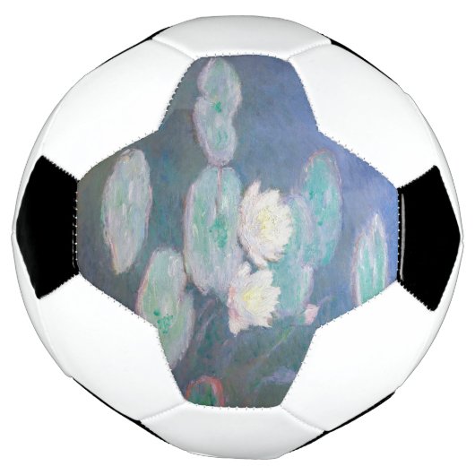 Claude Monet - Water Lilies, effect in de avond Voetbal (Gedraaid)