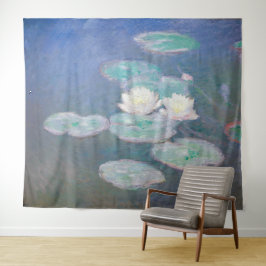 Claude Monet - Water Lilies, effect in de avond Wandkleed