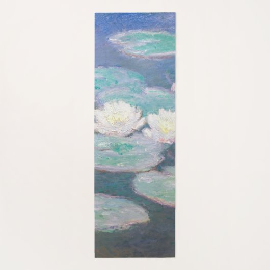 Claude Monet - Water Lilies, effect in de avond Yogamat (Achterkant)