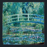 Claude Monet - Water Lilies en de Japanse brug Bandana<br><div class="desc">Claude Monet - Water Lilies en de Japanse brug (1899)</div>