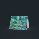 Claude Monet - Water Lilies en de Japanse brug Bedankkaart<br><div class="desc">Claude Monet - Water Lilies en de Japanse brug (1899)</div>