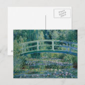 Claude Monet - Water Lilies en de Japanse brug Briefkaart (Voorkant / Achterkant)