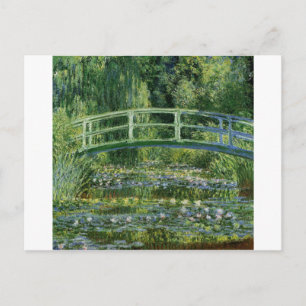 Claude Monet Water Lilies en de Japanse brug Briefkaart