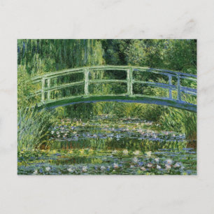 Claude Monet Water Lilies en de Japanse brug Briefkaart