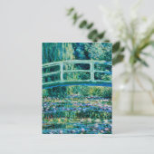 Claude Monet - Water Lilies en de Japanse brug Briefkaart (Staand voorkant)