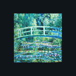 Claude Monet - Water Lilies en de Japanse brug Canvas Afdruk<br><div class="desc">Claude Monet - Water Lilies en de Japanse brug (1899)</div>