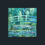 Claude Monet - Water Lilies en de Japanse brug Canvas Afdruk<br><div class="desc">Claude Monet - Water Lilies en de Japanse brug (1899)</div>