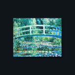 Claude Monet - Water Lilies en de Japanse brug Canvas Afdruk<br><div class="desc">Claude Monet - Water Lilies en de Japanse brug (1899)</div>