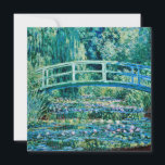 Claude Monet - Water Lilies en de Japanse brug Feestdagenkaart<br><div class="desc">Claude Monet - Water Lilies en de Japanse brug (1899)</div>