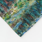 Claude Monet - Water Lilies en de Japanse brug Fleece Deken (Hoek)