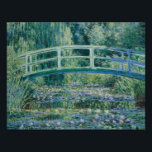 Claude Monet - Water Lilies en de Japanse brug Foto Afdruk<br><div class="desc">Water Lilies en Japanse brug door Claude Monet, 1899. Claude Monet was de oprichter van het Franse schilderij Impressionist, en de meest consistente en prolifische beoefenaar van de filosofie van de beweging om zijn perceptie vóór de natuur uit te drukken, vooral wat betreft het schilderen van het landschap in de...</div>