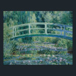 Claude Monet - Water Lilies en de Japanse brug Foto Afdruk<br><div class="desc">Water Lilies en Japanse brug door Claude Monet, 1899. Claude Monet was de oprichter van het Franse schilderij Impressionist, en de meest consistente en prolifische beoefenaar van de filosofie van de beweging om zijn perceptie vóór de natuur uit te drukken, vooral wat betreft het schilderen van het landschap in de...</div>