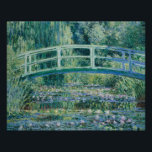 Claude Monet - Water Lilies en de Japanse brug Foto Afdruk<br><div class="desc">Water Lilies en Japanse brug door Claude Monet, 1899. Claude Monet was de oprichter van het Franse schilderij Impressionist, en de meest consistente en prolifische beoefenaar van de filosofie van de beweging om zijn perceptie vóór de natuur uit te drukken, vooral wat betreft het schilderen van het landschap in de...</div>