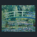 Claude Monet - Water Lilies en de Japanse brug Foto Afdruk<br><div class="desc">Water Lilies en Japanse brug door Claude Monet, 1899. Claude Monet was de oprichter van het Franse schilderij Impressionist, en de meest consistente en prolifische beoefenaar van de filosofie van de beweging om zijn perceptie vóór de natuur uit te drukken, vooral wat betreft het schilderen van het landschap in de...</div>