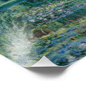 Claude Monet - Water Lilies en de Japanse brug Foto Afdruk (Hoek)