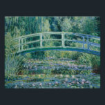 Claude Monet - Water Lilies en de Japanse brug Foto Afdruk<br><div class="desc">Water Lilies en Japanse brug door Claude Monet, 1899. Claude Monet was de oprichter van het Franse schilderij Impressionist, en de meest consistente en prolifische beoefenaar van de filosofie van de beweging om zijn perceptie vóór de natuur uit te drukken, vooral wat betreft het schilderen van het landschap in de...</div>