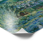 Claude Monet - Water Lilies en de Japanse brug Foto Afdruk (Hoek)