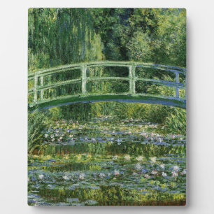 Claude Monet Water Lilies en de Japanse brug Fotoplaat