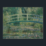 Claude Monet - Water Lilies en de Japanse brug Hout Afdruk<br><div class="desc">Water Lilies en Japanse brug door Claude Monet, 1899. Claude Monet was de oprichter van het Franse schilderij Impressionist, en de meest consistente en prolifische beoefenaar van de filosofie van de beweging om zijn perceptie vóór de natuur uit te drukken, vooral wat betreft het schilderen van het landschap in de...</div>