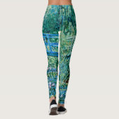 Claude Monet - Water Lilies en de Japanse brug Leggings (Achterkant)