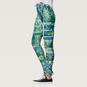 Claude Monet - Water Lilies en de Japanse brug Leggings (Links)