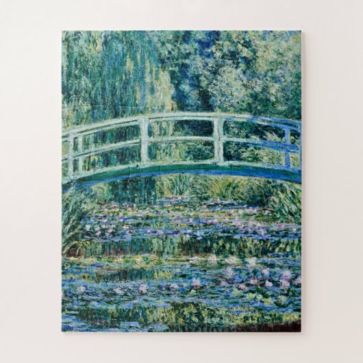 Claude Monet - Water Lilies en de Japanse brug Legpuzzel (Verticaal)