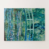 Claude Monet - Water Lilies en de Japanse brug Legpuzzel (Horizontaal)