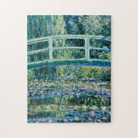 Claude Monet - Water Lilies en de Japanse brug Legpuzzel (Verticaal)