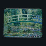 Claude Monet - Water Lilies en de Japanse brug Magneet<br><div class="desc">Water Lilies en Japanse brug door Claude Monet, 1899. Claude Monet was de oprichter van het Franse schilderij Impressionist, en de meest consistente en prolifische beoefenaar van de filosofie van de beweging om zijn perceptie vóór de natuur uit te drukken, vooral wat betreft het schilderen van het landschap in de...</div>