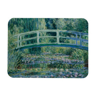Claude Monet - Water Lilies en de Japanse brug Magneet