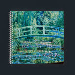 Claude Monet - Water Lilies en de Japanse brug Notitieboek<br><div class="desc">Claude Monet - Water Lilies en de Japanse brug (1899)</div>