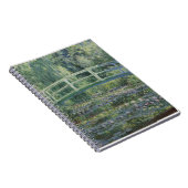 Claude Monet - Water Lilies en de Japanse brug Notitieboek (Rechterzijde)