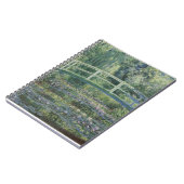 Claude Monet - Water Lilies en de Japanse brug Notitieboek (Linkerzijde)