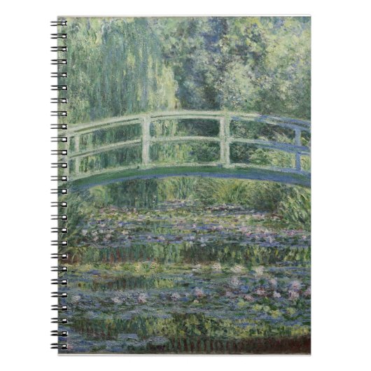 Claude Monet - Water Lilies en de Japanse brug Notitieboek (Voorkant)