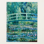 Claude Monet - Water Lilies en de Japanse brug Planner<br><div class="desc">Claude Monet - Water Lilies en de Japanse brug (1899)</div>
