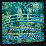 Claude Monet - Water Lilies en de Japanse brug Poster<br><div class="desc">Claude Monet - Water Lilies en de Japanse brug (1899)</div>