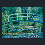 Claude Monet - Water Lilies en de Japanse brug Poster<br><div class="desc">Claude Monet - Water Lilies en de Japanse brug</div>