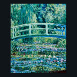 Claude Monet - Water Lilies en de Japanse brug Poster<br><div class="desc">Claude Monet - Water Lilies en de Japanse brug (1899)</div>
