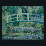 Claude Monet - Water Lilies en de Japanse brug Poster<br><div class="desc">Water Lilies en Japanse brug door Claude Monet, 1899. Claude Monet was de oprichter van het Franse schilderij Impressionist, en de meest consistente en prolifische beoefenaar van de filosofie van de beweging om zijn perceptie vóór de natuur uit te drukken, vooral wat betreft het schilderen van het landschap in de...</div>