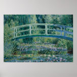 Claude Monet - Water Lilies en de Japanse brug Poster<br><div class="desc">Water Lilies en Japanse brug door Claude Monet, 1899. Claude Monet was de oprichter van het Franse schilderij Impressionist, en de meest consistente en prolifische beoefenaar van de filosofie van de beweging om zijn perceptie vóór de natuur uit te drukken, vooral wat betreft het schilderen van het landschap in de...</div>