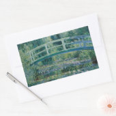 Claude Monet - Water Lilies en de Japanse brug Rechthoekige Sticker (Envelop)