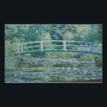 Claude Monet - Water Lilies en de Japanse brug Rechthoekige Sticker<br><div class="desc">Water Lilies en Japanse brug door Claude Monet, 1899. Claude Monet was de oprichter van het Franse schilderij Impressionist, en de meest consistente en prolifische beoefenaar van de filosofie van de beweging om zijn perceptie vóór de natuur uit te drukken, vooral wat betreft het schilderen van het landschap in de...</div>