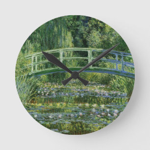 Claude Monet Water Lilies en de Japanse brug Ronde Klok
