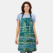 Claude Monet - Water Lilies en de Japanse brug Schort (Gedragen)