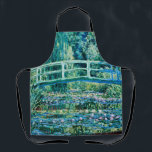 Claude Monet - Water Lilies en de Japanse brug Schort<br><div class="desc">Claude Monet - Water Lilies en de Japanse brug (1899)</div>
