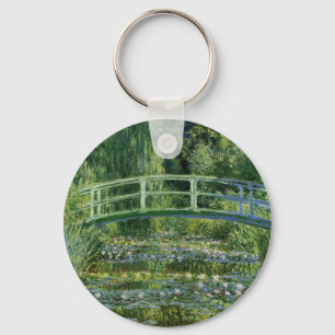Claude Monet Water Lilies en de Japanse brug Sleutelhanger