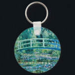 Claude Monet - Water Lilies en de Japanse brug Sleutelhanger<br><div class="desc">Claude Monet - Water Lilies en de Japanse brug (1899)</div>